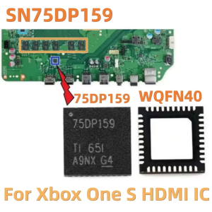 wholesale tdp158 75dp159 hdmi ic retimer for xbox one x one s qfn 40 5mm*5mm console ic chipset sn75dp159 tdp158rsbr wqfn40
