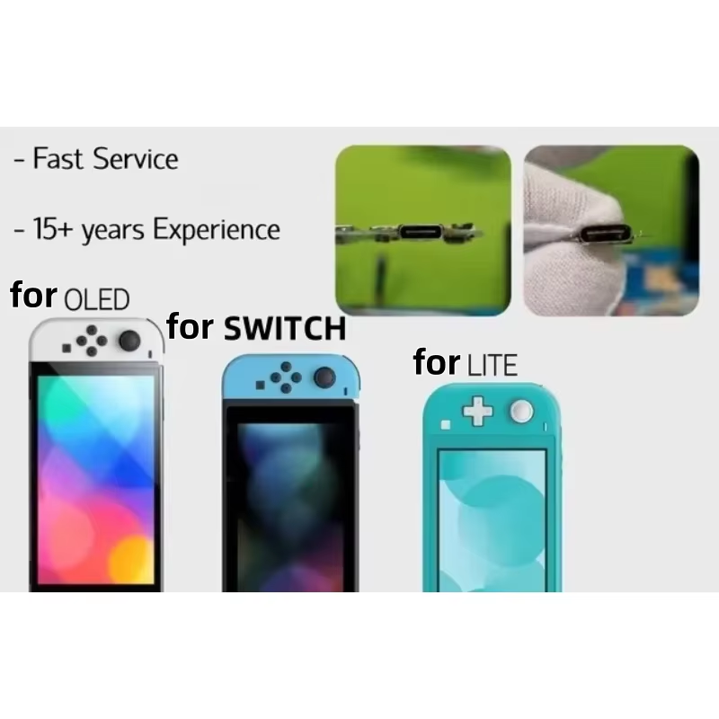 for nintendo switch replacement usb type c charging port for switch/ switch lite/ oled wholesale