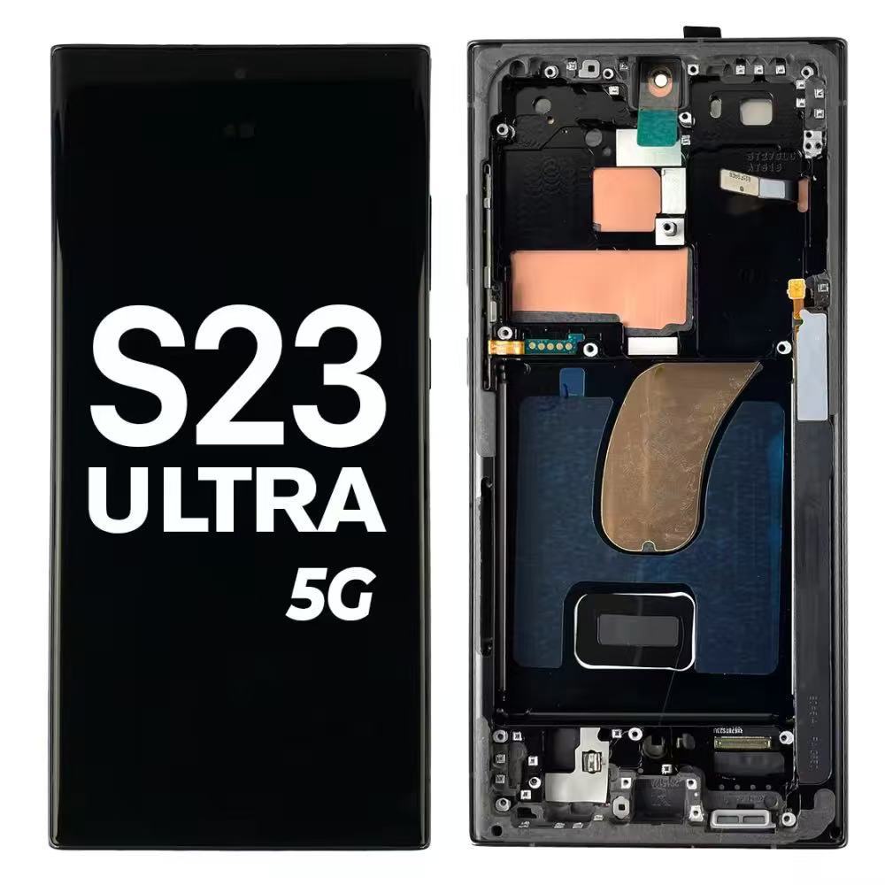 OLED Screen Replacement for Samsung Galaxy S23 Ultra 5G for Samsung S23Ultra SM-S918U SM-S918U1 LCD Display Digitizer Touch Assembly Support Fingerprint S-Pen